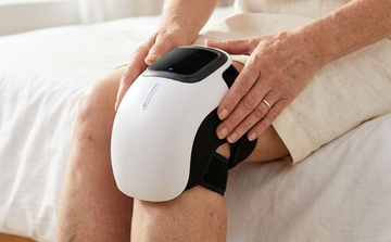 Smart electric knee massager device with digital control screen EDEN.