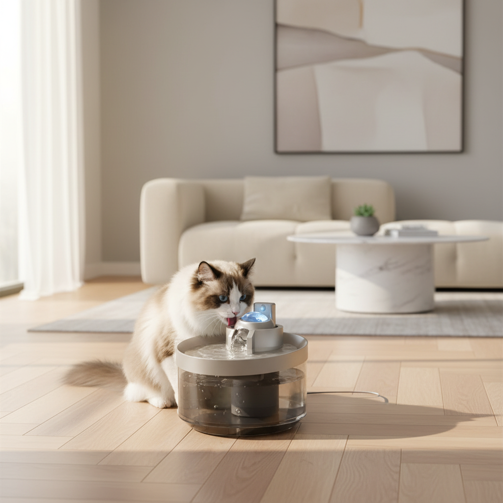 Wireless Cat Water Fountain — No Cords, Always Fresh