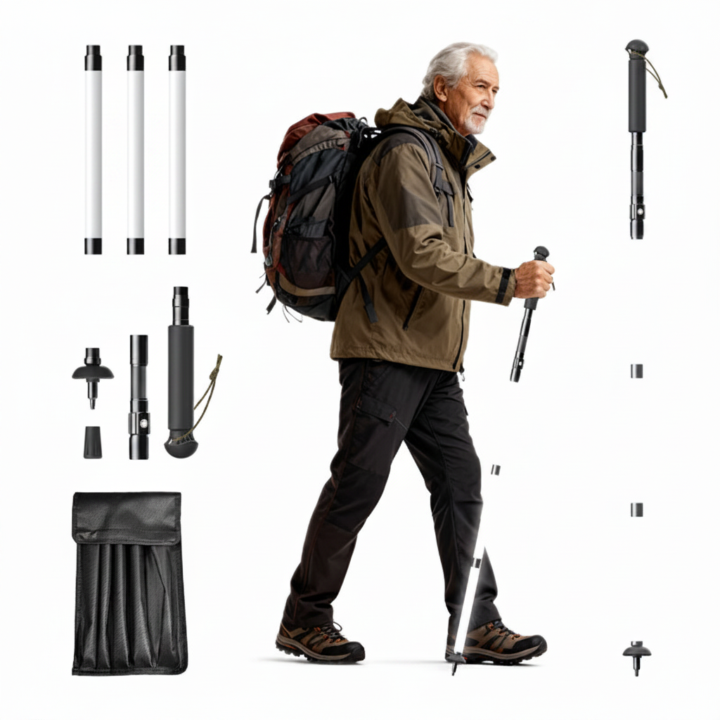 Hiking Man Clean Image