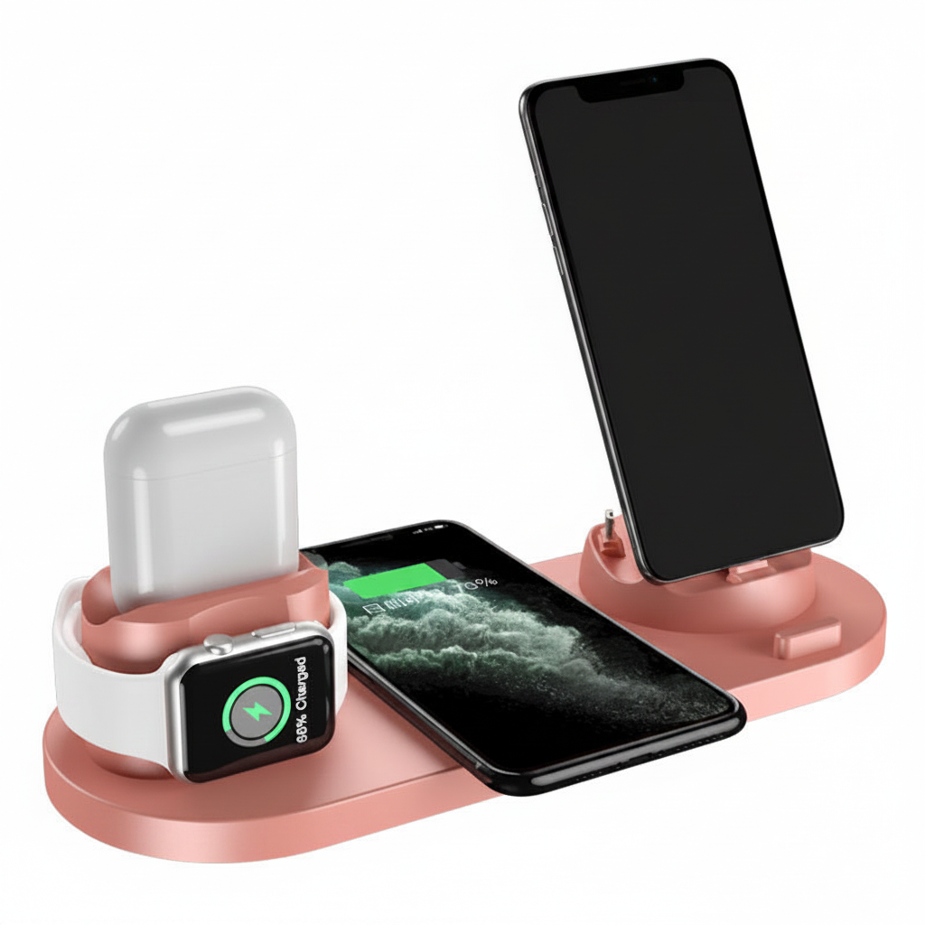 Pink charging dock clean