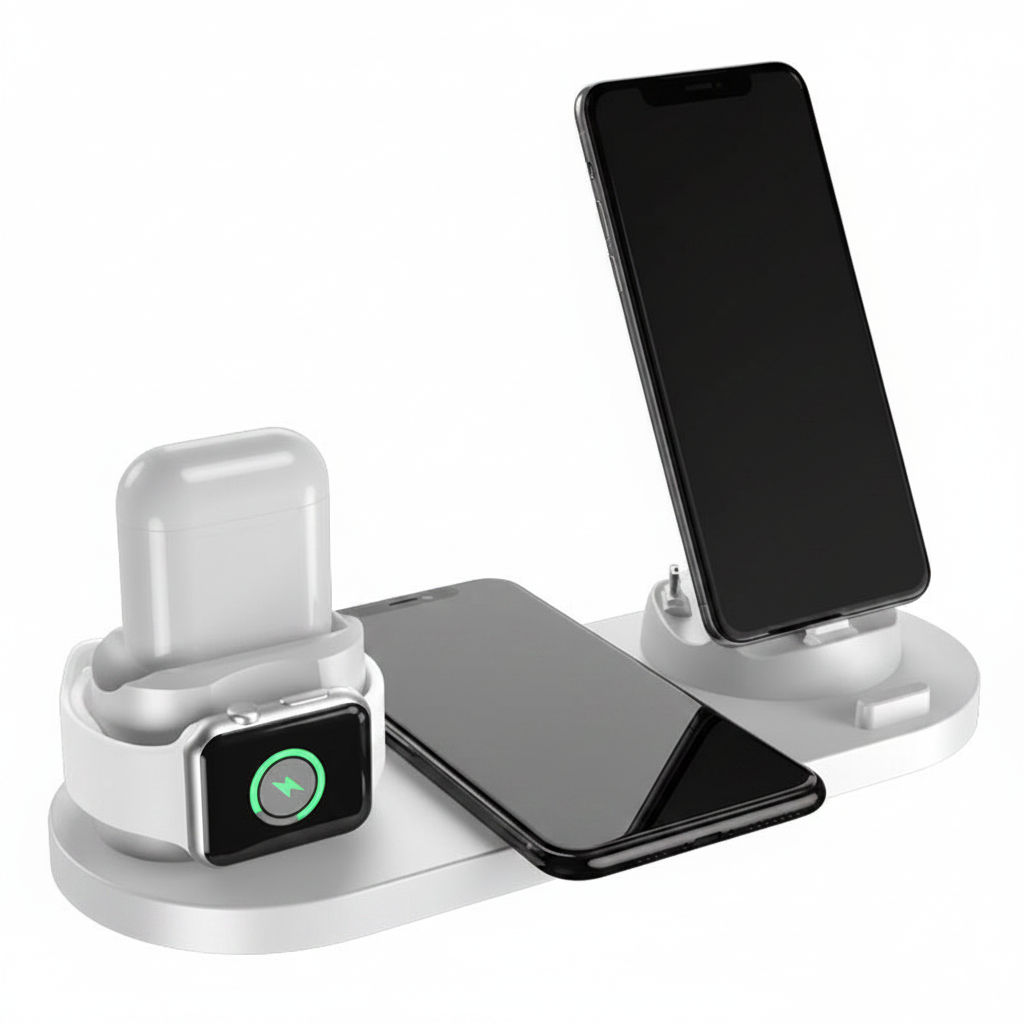 White charging dock clean